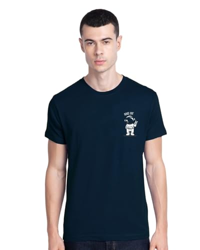 T-shirt homme 100% coton Bewakoof lot de 2 hauts imprimés parfaits pour le week-end décontracté