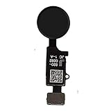 Afeax Compatible with Apple iPhone Home Button Main Key Flex Cable Replacement for iPhone 7/7 Plus/8/8 Plus (Black)