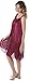 Venice Womens' Silky Looking Embroidered Nightgown 06N X-Large Wine