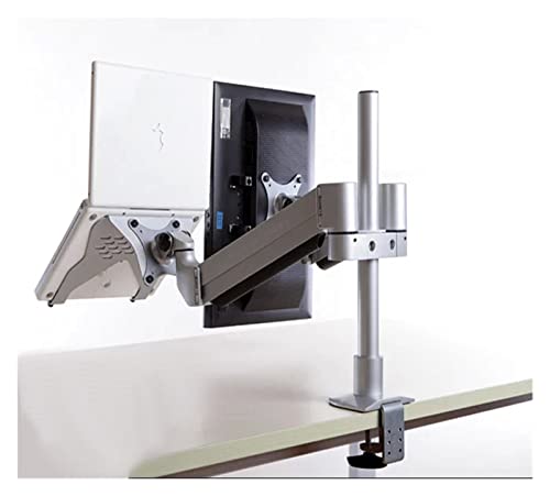 Soporte de monitor y portátil regulable con mástil de 40cm brazo M201 2