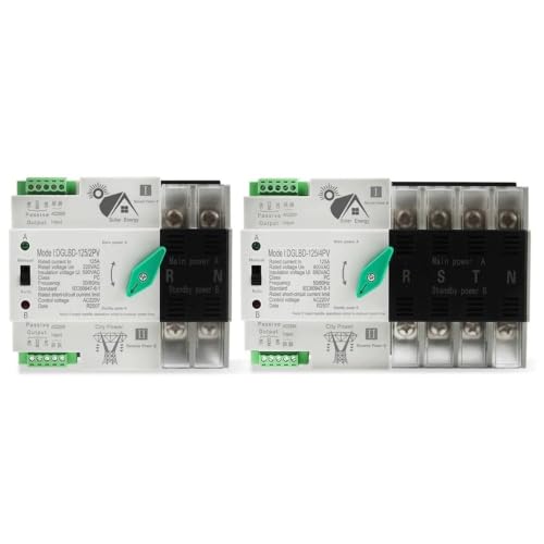 Interruptor ininterrumpido de doble potencia 125A para transiciones de energía seguras 2