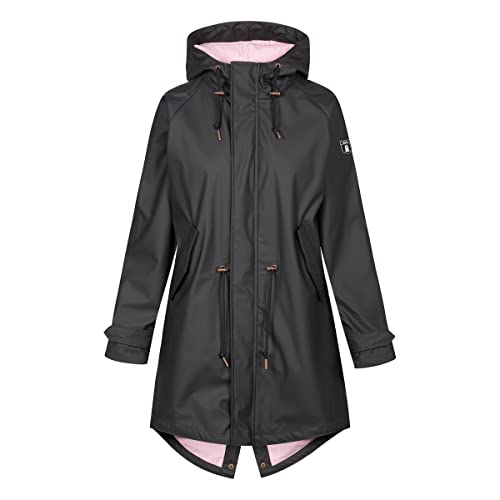 derbe Damen Übergangsmantel Friese anthrazit 36