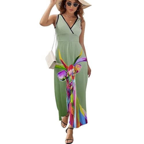 Robe de plage fluide et légère à col en V pour un confort absolu