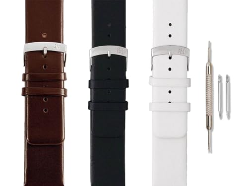Morellato Bransoletka skórzana do zegarka unisex LARGE brązowa 20 mm A01X3076875032CR28