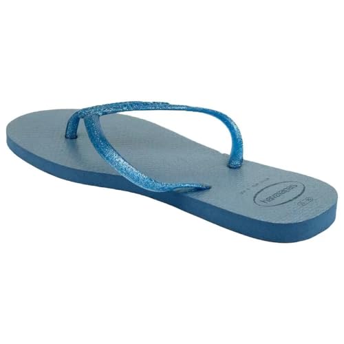 Chinelo Fantasia Gloss, Havaianas, Feminino, Azul Índigo, 35/36