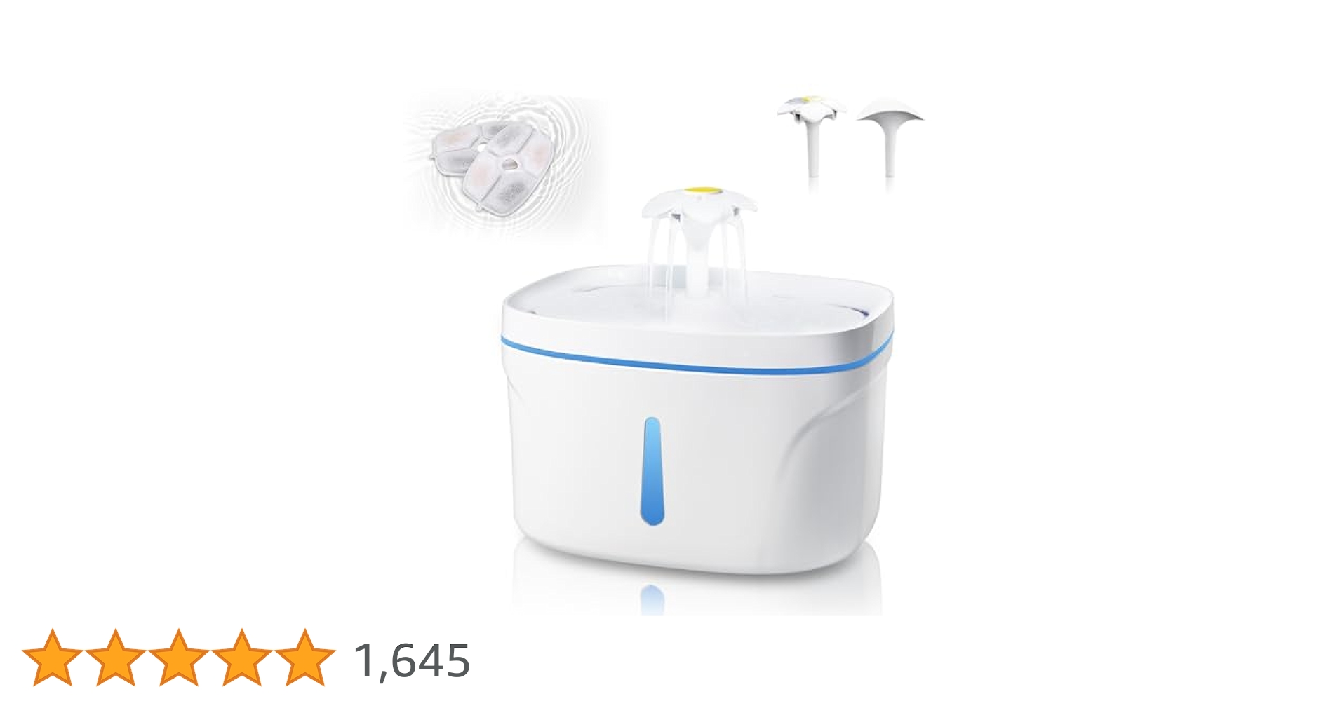 Amazon.co.jp: Uruers 猫 水飲み器 ペット用自動給水器 猫 犬