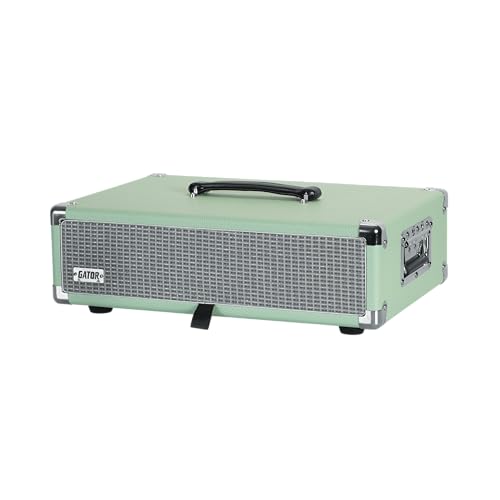 Gator GR-RETRORACK-2SG Vintage Amp Vibe Rack Case - 2U Seafoam Green