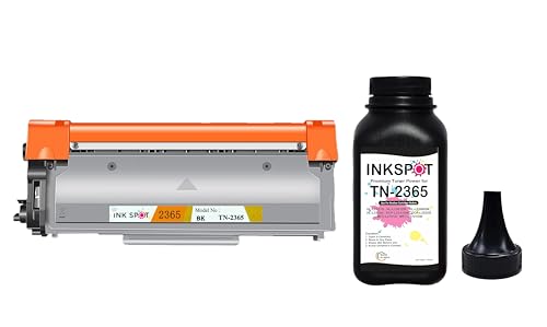 Image of Easy Refill Toner Cartridge TN 2365 for Brother TN-2365 Toner Cartridge for Brother HL-L2321D, L2520D, L2361DN, DCP-L2541DW, MFC-L2701DW (TN-2365 Easy Refill + Powder)