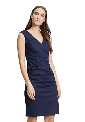 Vera Mont Damen 4528/4045 Kleid, Blau, 38 EU