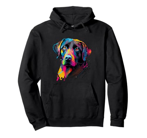 Dog Lover Damen Bunte Labrador Retriever Herren Pullover Hoodie