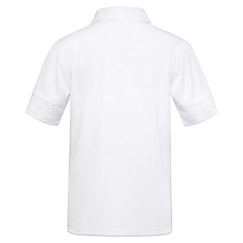 Fila Boys' Core Tennis Polo White L2