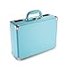 Vinyl Stereo Blue Record Player 3 Speed Portable Turntable Suitcase Built in 2 Speakers RCA Line Out AUX Headphone Jack PC Recorder