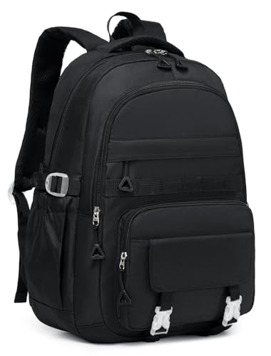 Girls School Backpack, 15.6 Inch Laptop Compatible, Large Daypack for Students, Teens, Women (3in1 black）3