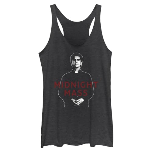 Midnight Mass Father Paul Women's Racerback Tank Top Black Heather
