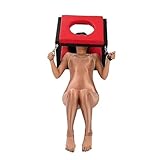 RIVILA BDSM WC-Sitz Straf-Tools Festes Bundle Essen Sex Stuhl Möbel Sklaventrainer Perverse Requisiten SM Hunde-Sklaven Foltermaschinen Die Königin lehrt den Stuhl