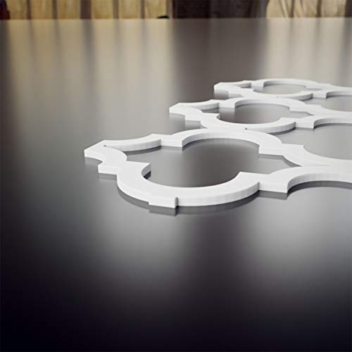 Image of Ekena Millwork 11 3 /8 inchW x 11 3 /8 inchH x 3 /8 inchT Small Marrakesh Decorative Fretwork Wall Panels in Architectural Grade PVC