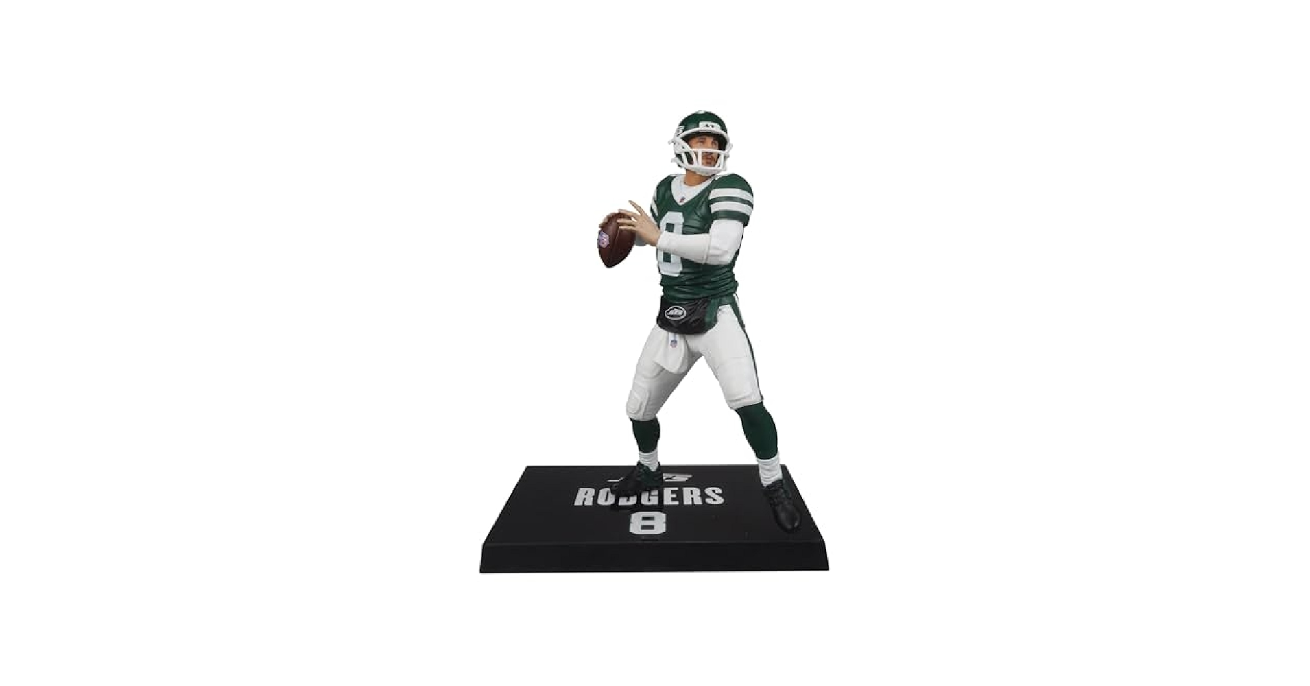 セール！マクファーレン NFL 7インチ アーロン・ロジャース/NYジェッツ Amazon.com: Aaron Rodgers (New York Jets) NFL 7