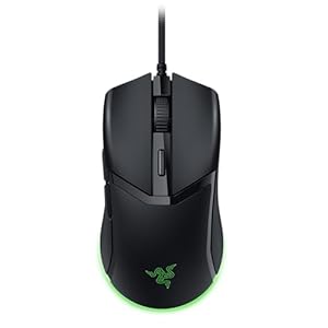Razer Cobra – Leichte kabelgebundene Gaming-Maus mit Chroma RGB (Federleichte 57 g, Optische Maus-Switches der 3. Gen, Chroma-Beleuchtung mit Unterbodenbeleuchtung, Präzise Sensor-Anpassungen) Schwarz