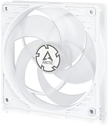 ARCTIC P12 TC - 120 mm Case Fan with Temperature Control, Pressure-optimised, quiet motor, Computer, Fan speed: 350-1800 RPM - Black, Black