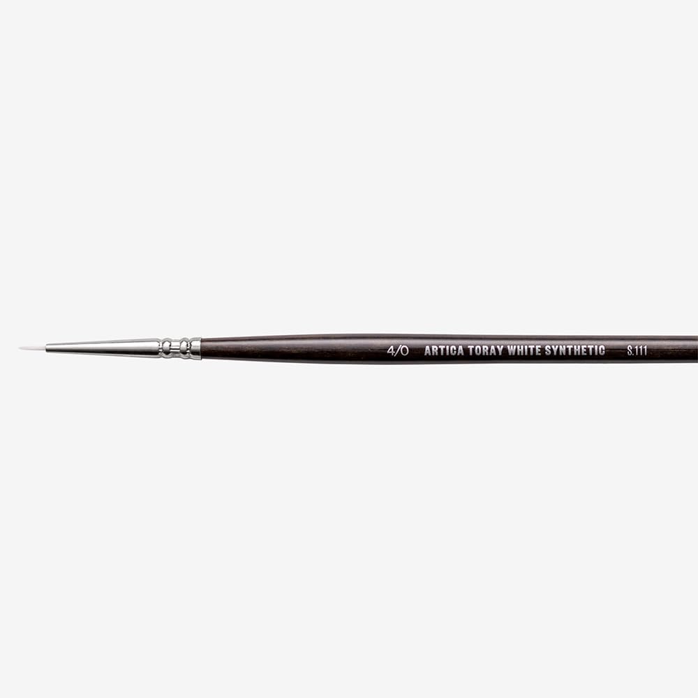 Jackson's : Artica : White Toray : Synthetic Brush : Series 111 : # 4/0