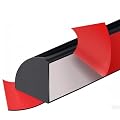 1/2?Flexible Quarter Round Molding Peel And Stick Rubber Trim Molding 13.2Ft Double-Sided Self-Adhesive Strips.DIY For Wall Seams, Floor Edges, Fireplaces, Bathroom Bathtubs, Countertops 158inch Black