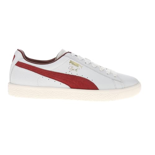 PUMA Mens Clyde Mix Lace Up Sneakers Shoes Casual - White - Size 10 M