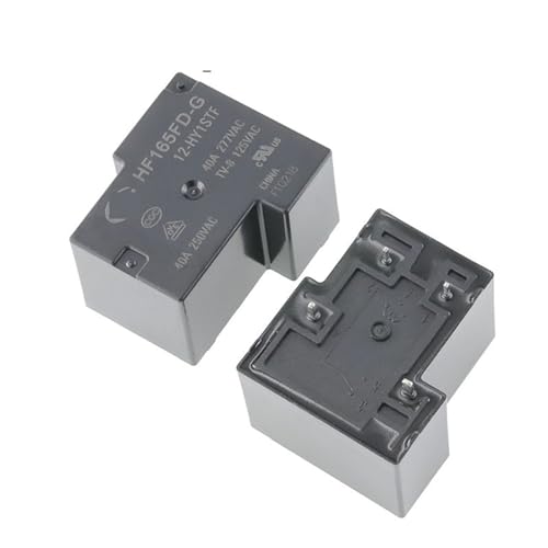 Relé HF165FD-G-12-HY1STF lote de 5 piezas para placas de circuito 40A 4 pines 3