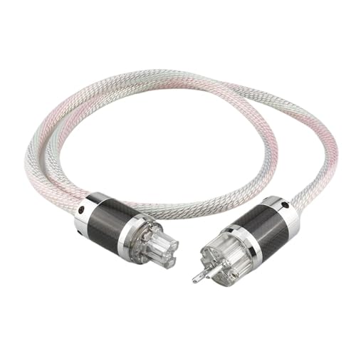 HiFi Power Cable 7N OFC High Fidelity Power Cord with EU/US/AU Plug for Audio Equipment(AU Power Plug,1.5m)