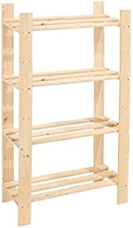 Core Products Four Shelf Slatted Storage Unit, Unfinished