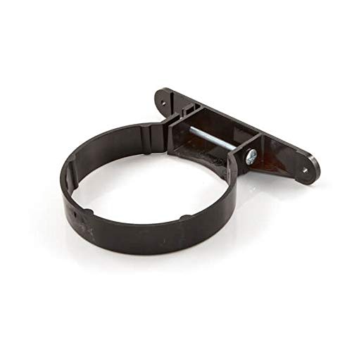 STX_425195 Polypipe Pipe Clips (Plastic) 4"/110mm Black (SC44B), 4in