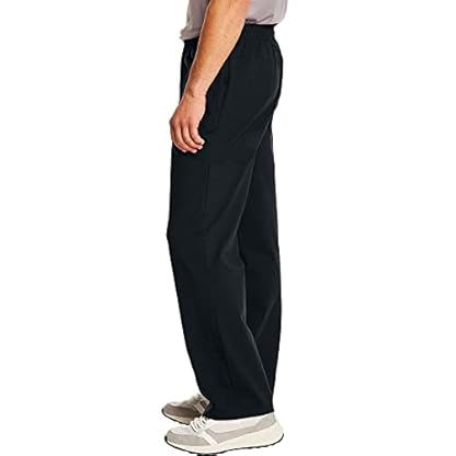 Hanes Essentials Sweatpants, Men’s Cotton Jersey Pants with Pockets, 33” - Image 4