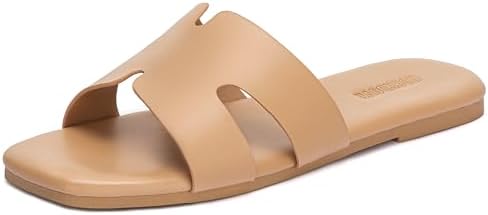 RockDove Women's Solara H-Strap Flat Sandal Comfort Slide for Cas...