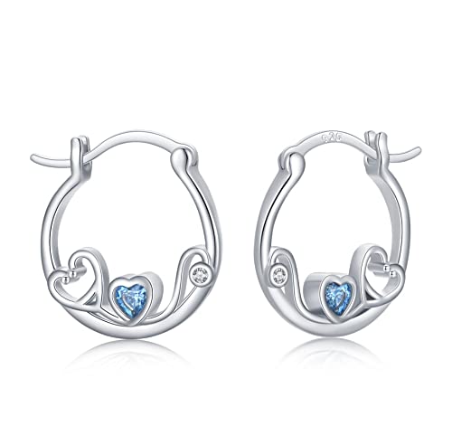 Pendientes de estetoscopio de plata de ley, aretes de corazón, joyería de enfermera, con cristal, regalo para médico, enfermera, estudiante de medicina Cover