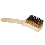 HI-TECH Industries WWBB-1 8 in. Brass White Wall Brush- Super Dense 0.75 in. Bristle