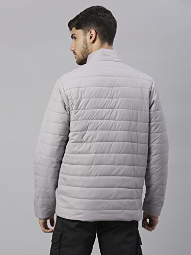 Image of Dennis Lingo Men's Solid Long-Sleeve Regular Fit Puffer Jacket - Waterproof, Lightweight, Casual Winterwear for Men