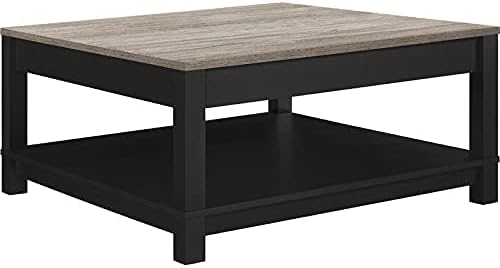 Ameriwood Home Carver Coffee Table, Black,5047196PCOM