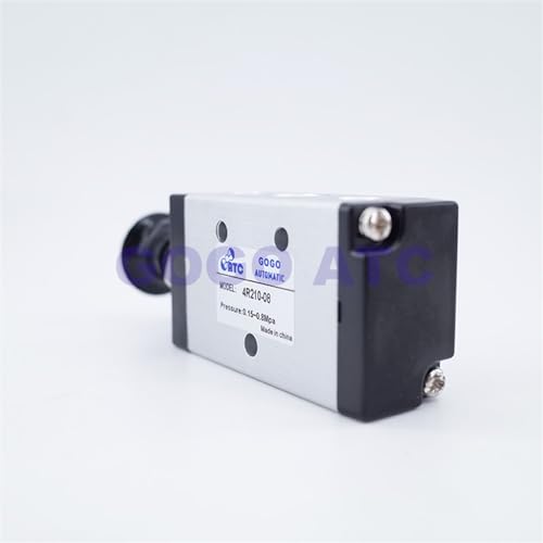 Vanne pneumatique 5 voies 2 positions 4R210-08 commande manuelle - 7