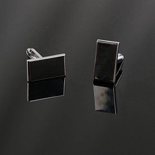 Abotoaduras retangulares masculinas Pixnor Fashion