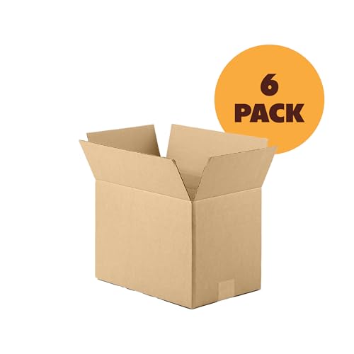 Image of The Boxery Moving Boxes Medium 18 inch x 14 inch x 12 inch | 6 Pack