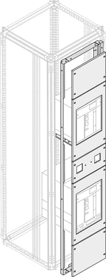 Racks réduit fixe 2000 x 400 mm abb-entrelec pour optimiser l'espace étroit