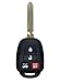 New Replacement Uncut Toyota Corolla Remote Key HYQ12BEL 89070-02880