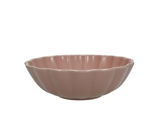 BRANDANI Ciotola Insalatiera Contenitore Calipso 51441 Rotonda 23cm Cipria Rosa Porcellana