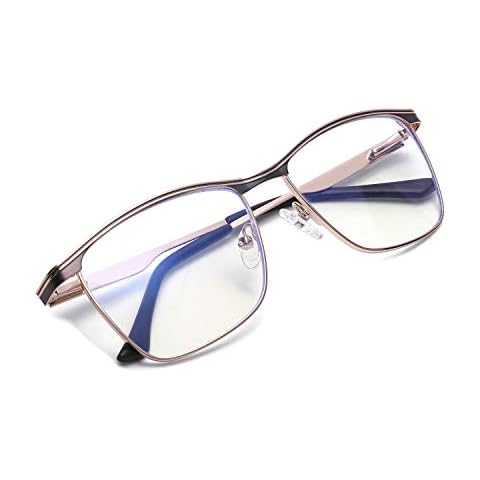 Zéro D Square Blue Light Blocking Glasses Computer Eyeglasses Anti Eyestrain Eyewear Frame Men Women 18tp Cover