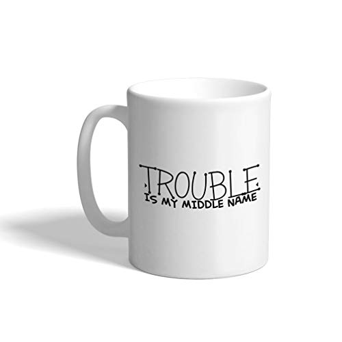 Taza de cerámica para café 11 onzas diseño divertido miniatura 1