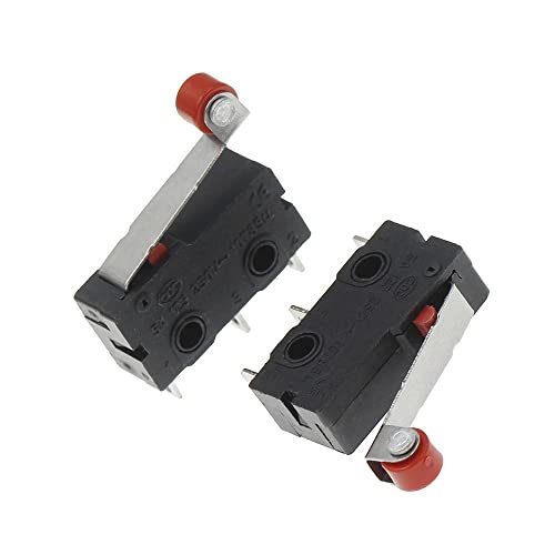 ZTHOME Industrial Switches 100PCS Mini Micro Switch 3Pin with Roller Limit Switch Switches