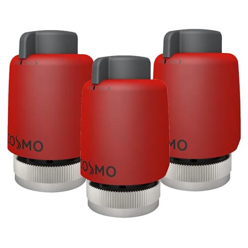 3x COSMO Stellantrieb 230 V IP54 M30×1 5 mm stromlos zu mit manueller Arretierung CTS230N Heizungs-/Klimatechnik