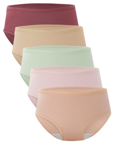 Image of BAMBOO COOL Womens Underwear Breathable Mesh Moisture-Wicking Briefs, Soft & Lightweight Panties