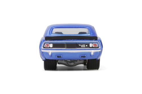 Modelo a escala 1:64 carro 1971 440 6bbl Blue Metallic miniatura 6