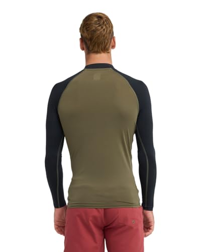 Quiksilver Everyday UPF50 LS Surf-T-Shirt für Herren, Grün