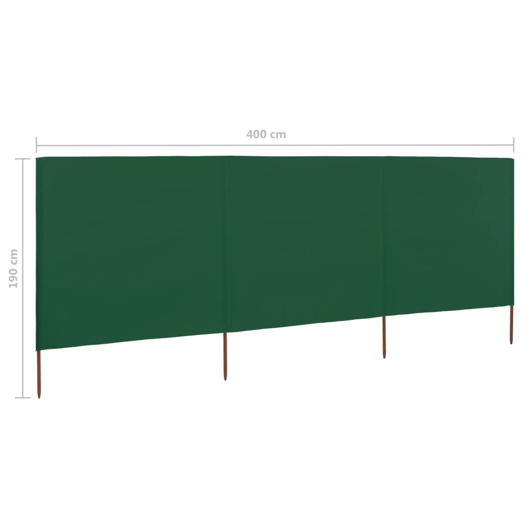 Paravento a Pannelli in Tessuto non Tessuto Bianco Sabbia 600x con Supporto in Legno per Esterni Giardino Patio Spiaggia Camping